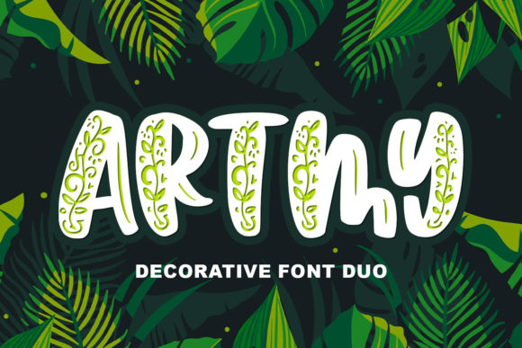 Artmy: A Fresh Decorative Font for Handmade Creations