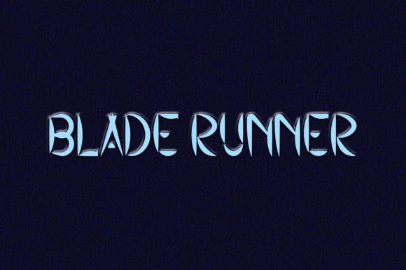 Blade Runner Font for Web Design Projects