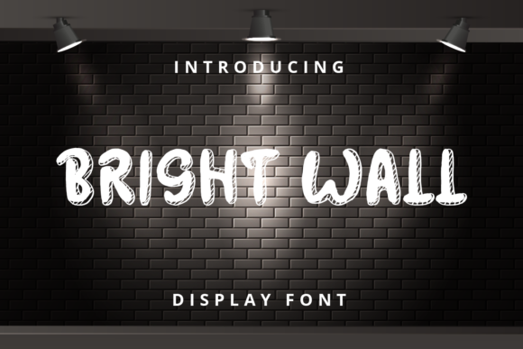 Bright Wall Font for Bold Digital Campaigns