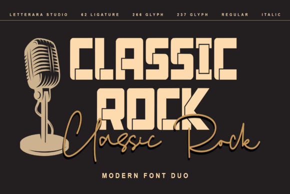 Classic Rock Font for Bold Campaign Design