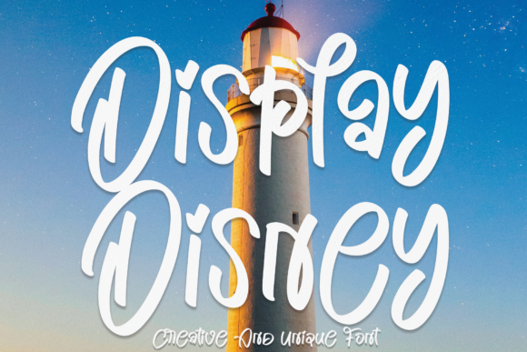 Display Disney: A Whimsical Font for Branding Magic