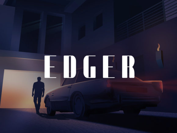Edger: A Modern Display Font for Bold Editorial Design