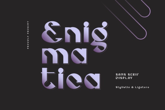 Enigmatica: A Retro Font That Elevates Branding