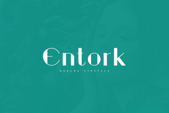 Entork: A Futuristic Display Font for Handmade Creations