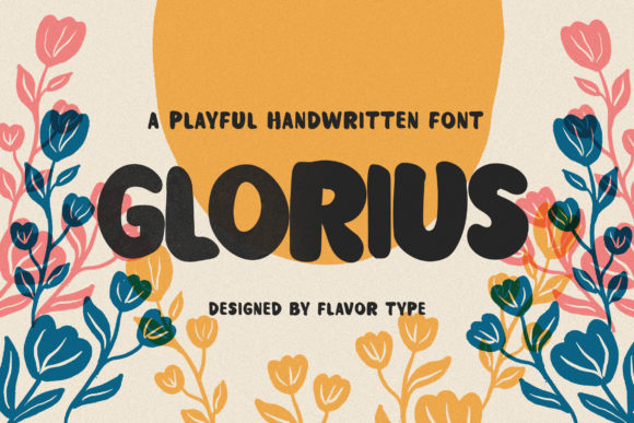 Glorius Font for Eye-Catching Campaign Designs
