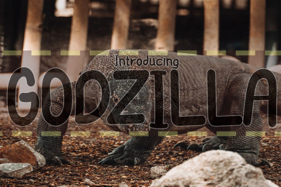 Godzilla Font for Bold Web Design