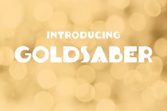 Goldsaber: A Designer’s Take on a Free Display Font