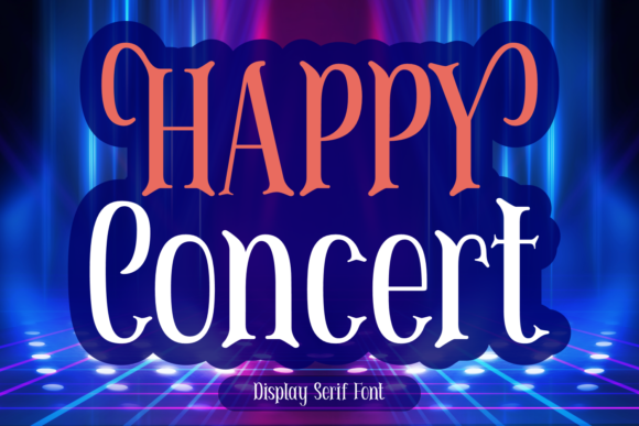 Happy Concert: A Charming Display Font for Web Design