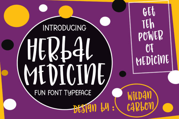 Herbal Medicine Font for Web Design Projects
