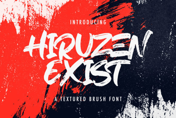 Hiruzen Exist: A Bold Font for Small Business Branding