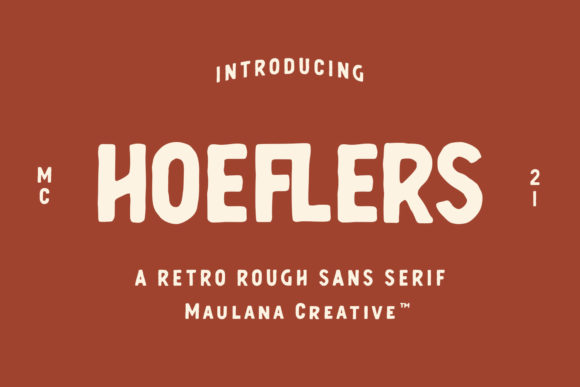 Hoeflers: A Vintage-Inspired Display Font for Digital Design