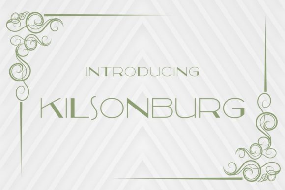 Kilsonburg: A Modern Font for Polished Branding