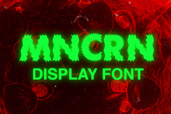 Mncrn: A Designer’s Take on a Free Display Font