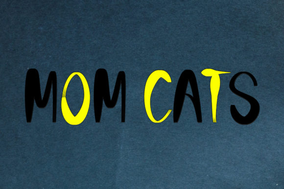 Mom Cats: A Charming Font for Handmade Creations