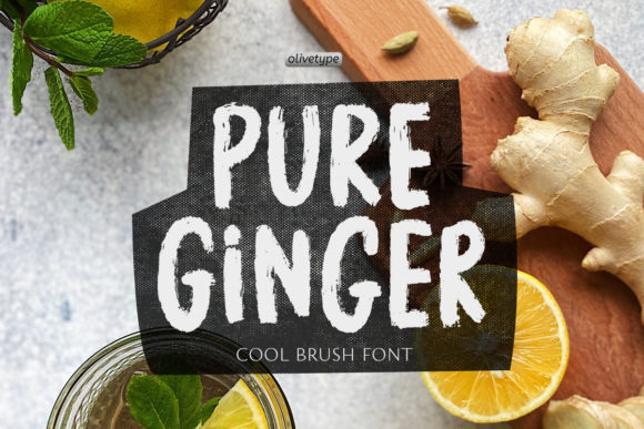 Pure Ginger Font for Editorial Design
