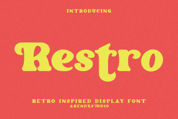 Restro Font Review: A Bold, Retro Display Typeface