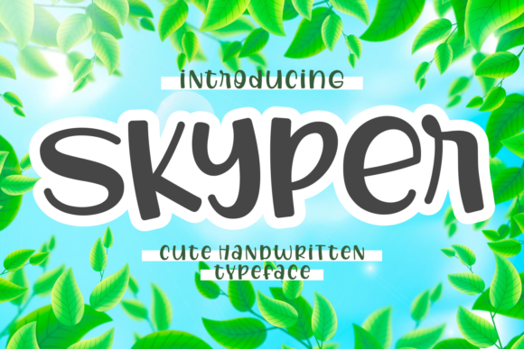 Skyper: A Trendy Display Font for Modern Editorial Design
