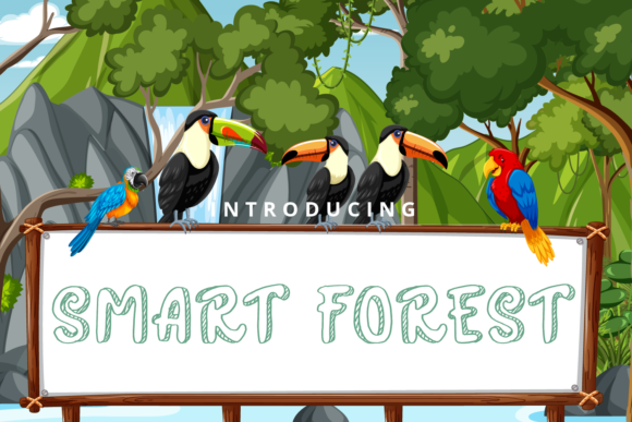 Smart Forest: A Playful Display Font for Web Projects