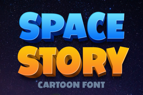 Space Story: A Playful Font for Your Brand Identity