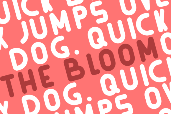 The Bloom: A Modern Display Font for Bold Branding