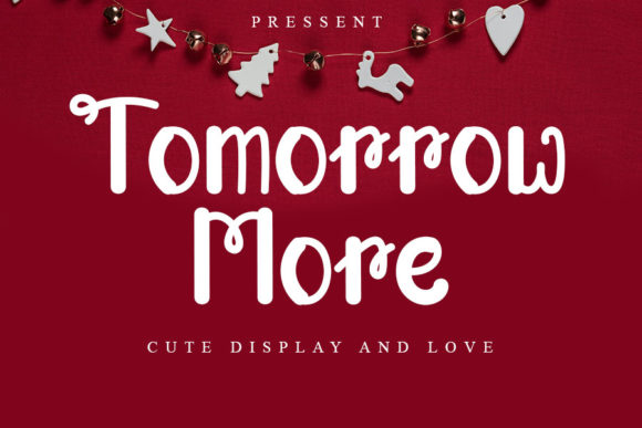 Tomorrow More: A Display Font for Modern Campaigns